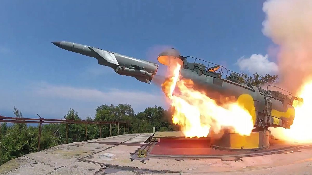 Rusové odpálili muzeální kolos. Ukrajinci píší, že sestřelili raketu P-35 Progress z 60. let